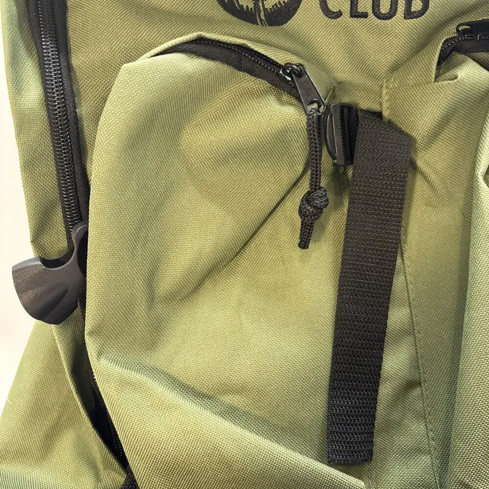 SIERRA CLUB Backpack - Lightweight Olive Green 3 Compartments New